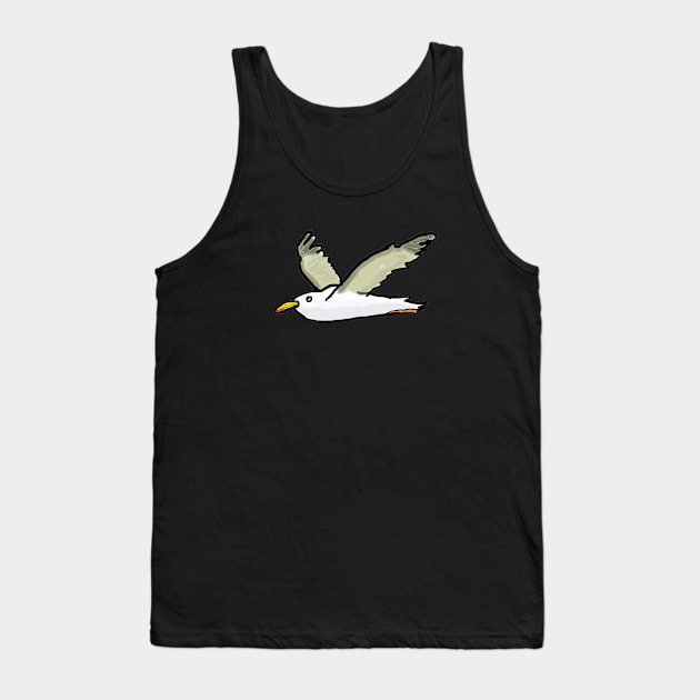 Seagull Tank Top by Mark Ewbie